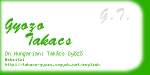 gyozo takacs business card