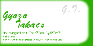 gyozo takacs business card